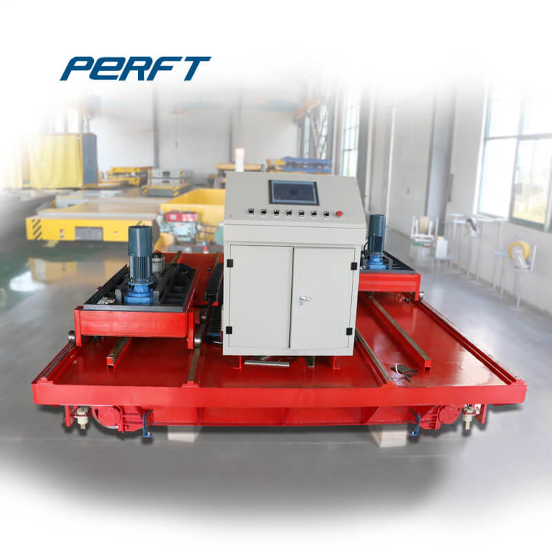 Battery Electric Trackless Platform Production Line Transfer Cart 10 Ton, View production line transfer cart